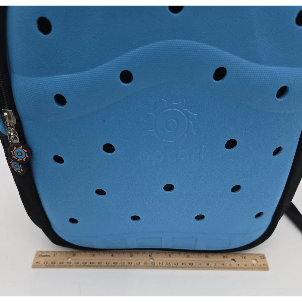 Opcari Backpack Front Can Be Personalized W/ Mini Fobbz Blue‎ Made In USA #0189